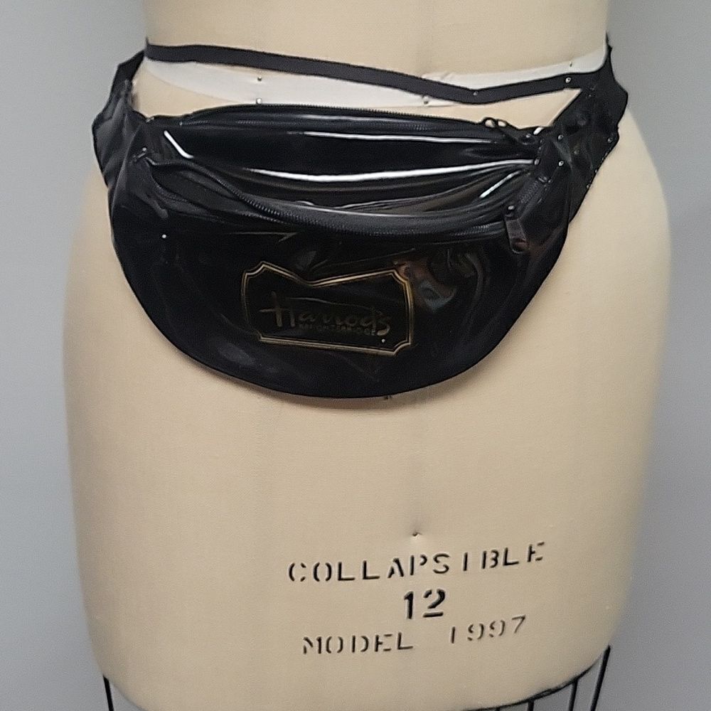 Vintage Harrods Knightsbridge PVC Fanny pack